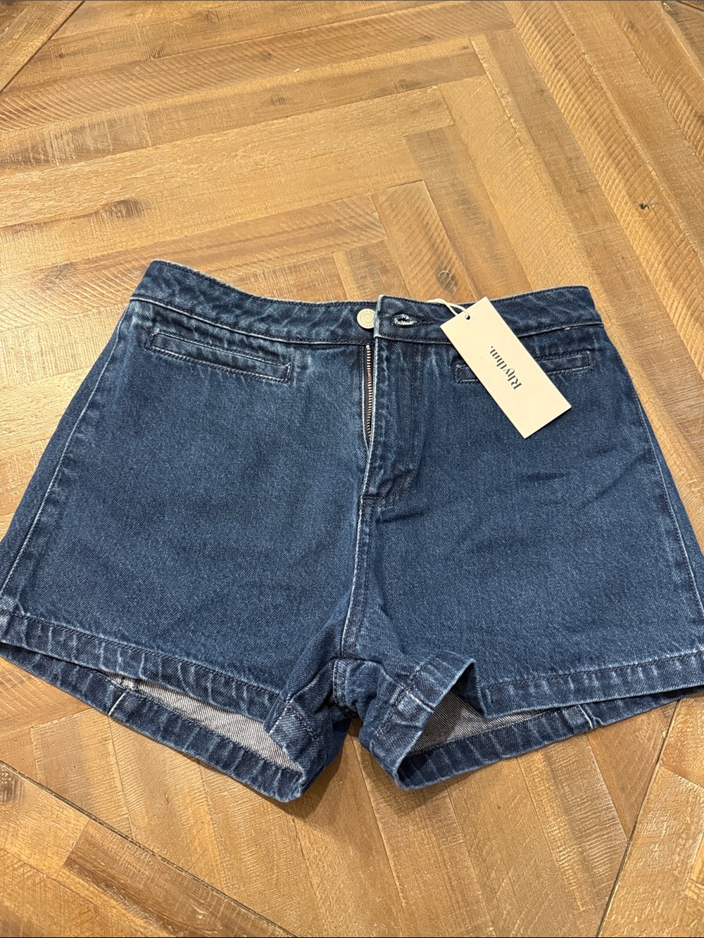 Women's Rhythm Dark Blue Denim Shorts